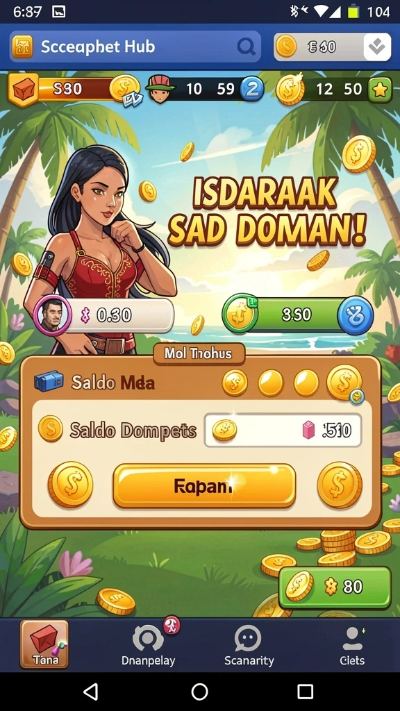 Fitur turnamen online yang menantang pemain dari seluruh dunia.