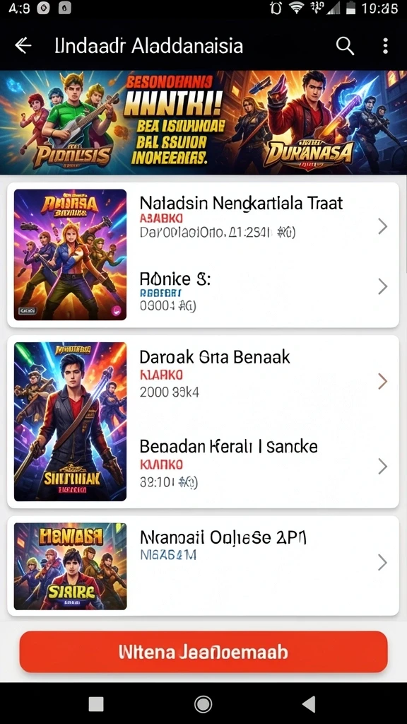 Screenshot menampilkan tema slot yang beragam dan warna-warni.