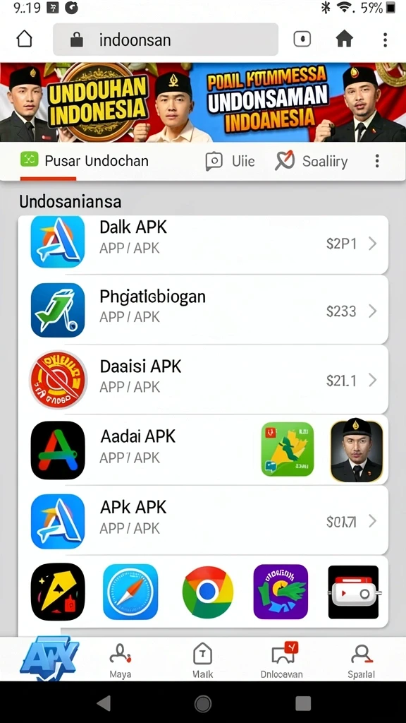 Antarmuka yang menarik dan mudah dinavigasi.