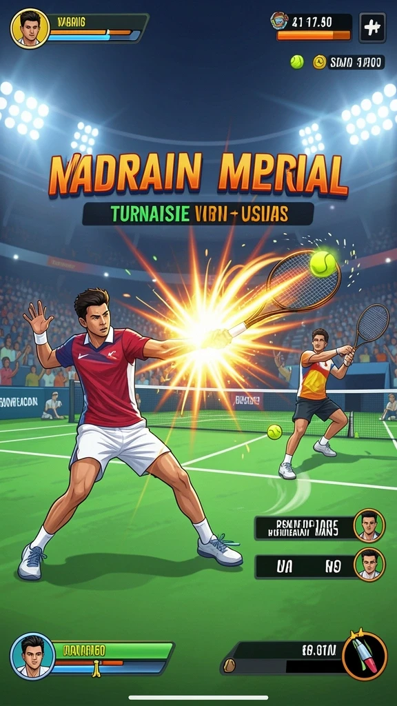 Tampilan awal yang menarik dengan karakter utama.