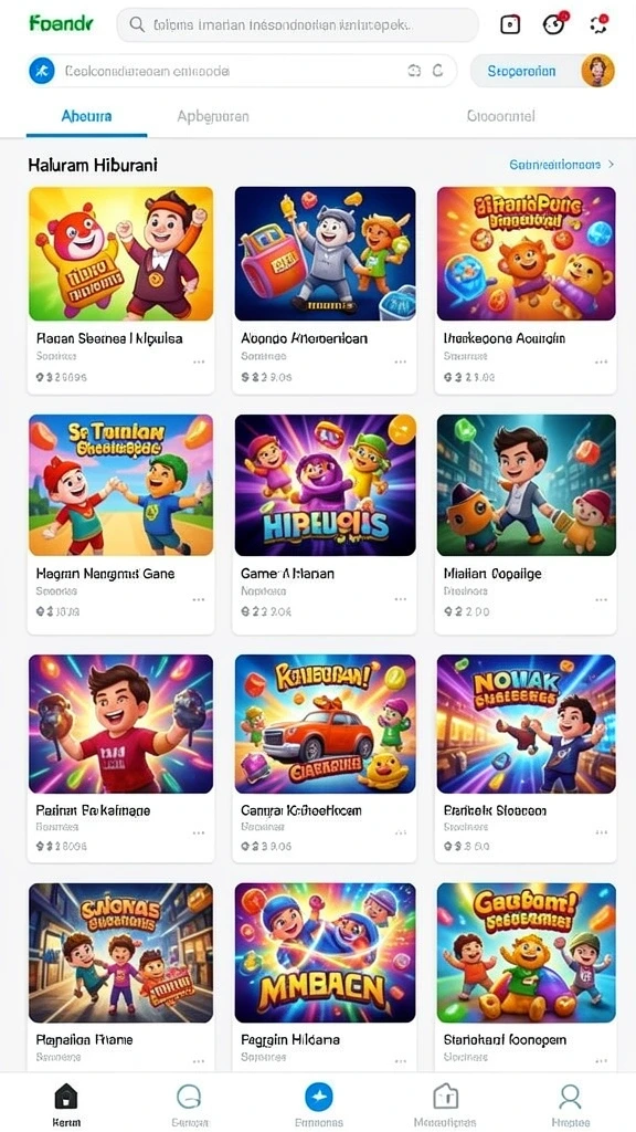 Screenshot aplikasi AGAM66 dengan antarmuka yang menarik.