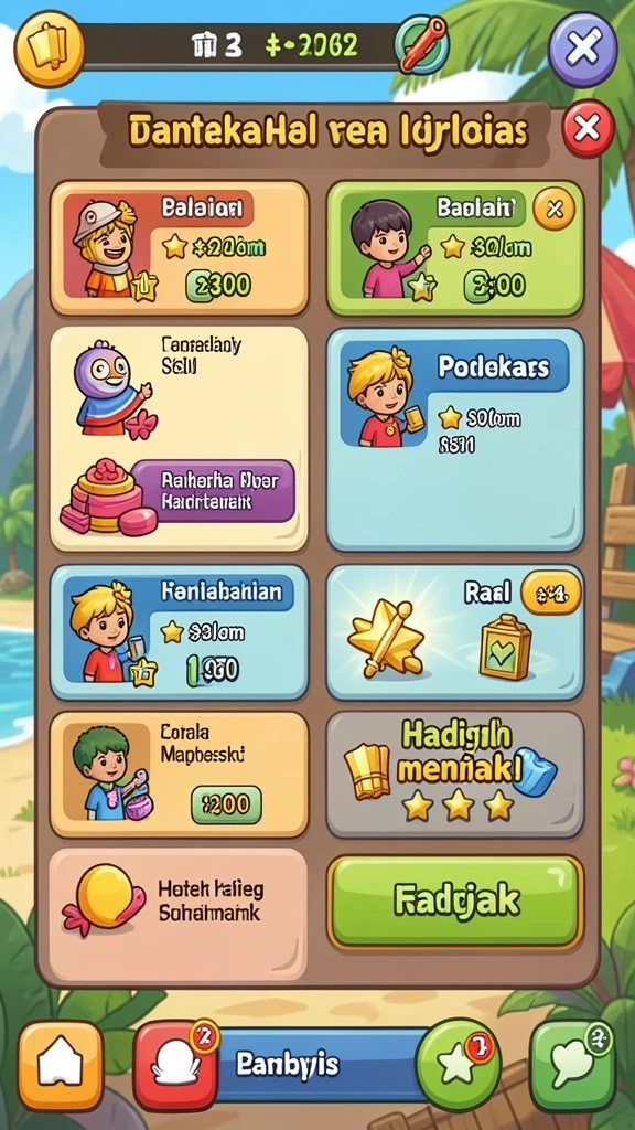 Screenshot menunjukkan kebersamaan pengguna yang sedang bermain dan bersenang-senang.