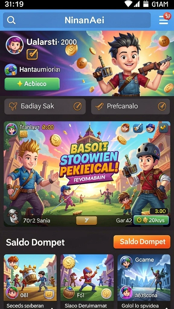 Tampilan antarmuka BURSA188 yang menarik dan mudah dinavigasi.