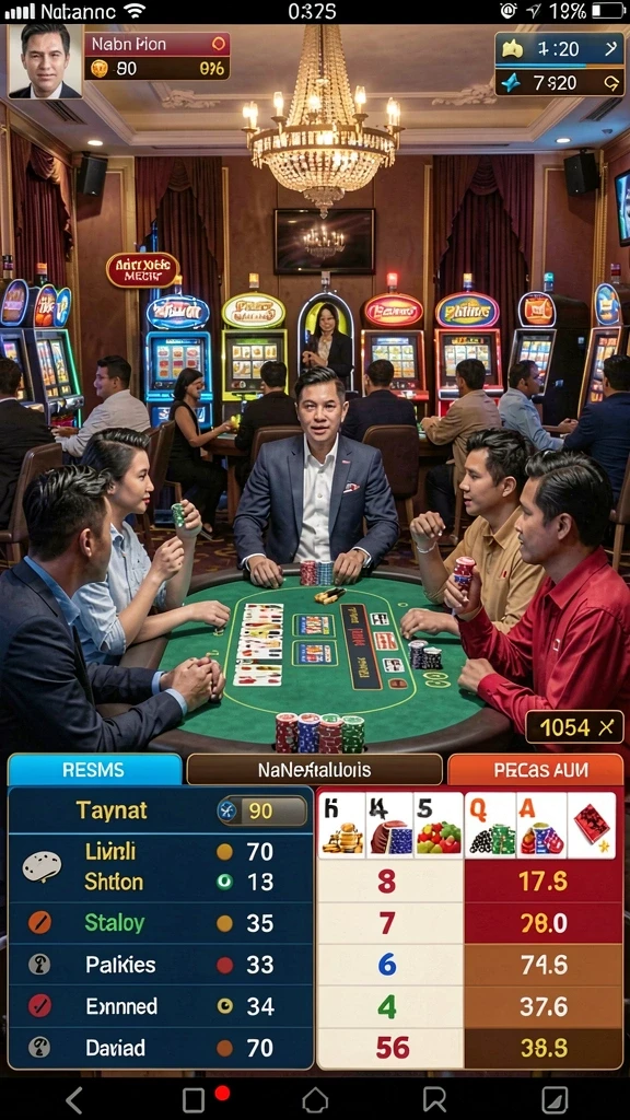 Fitur turnamen yang memungkinkan pemain bersaing.