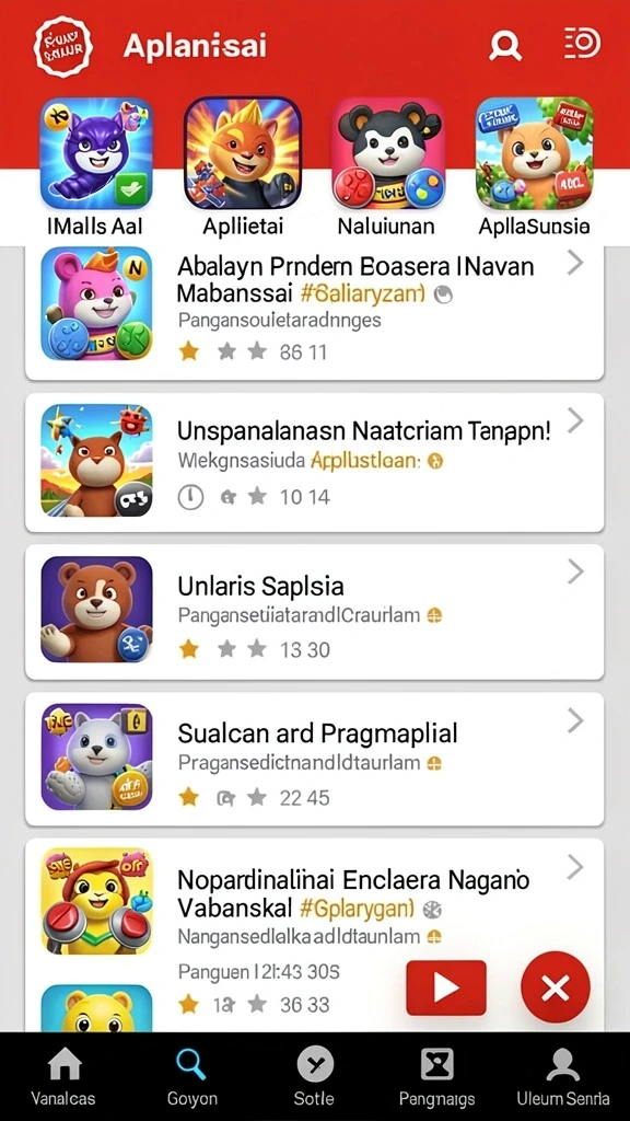Tampilan antarmuka yang ramah pengguna.