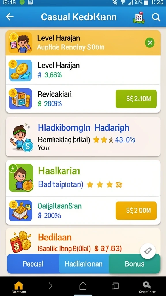Karakter unik yang bisa kamu pilih dan mainkan.