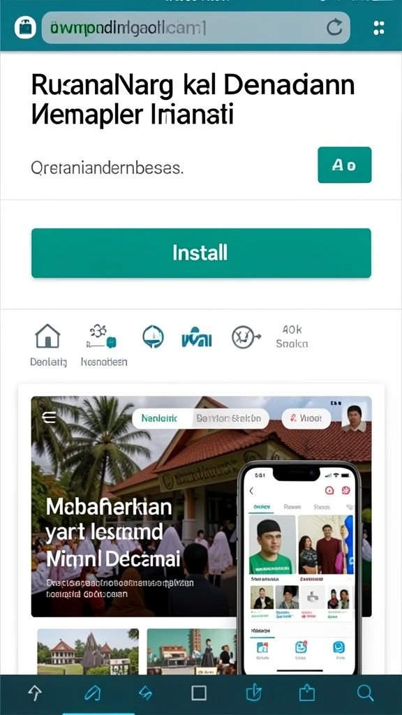 Tampilan karakter utama dalam aksi heroik.