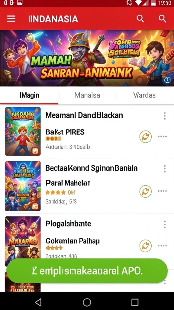 Screenshot menampilkan karakter utama dalam pertempuran epik.