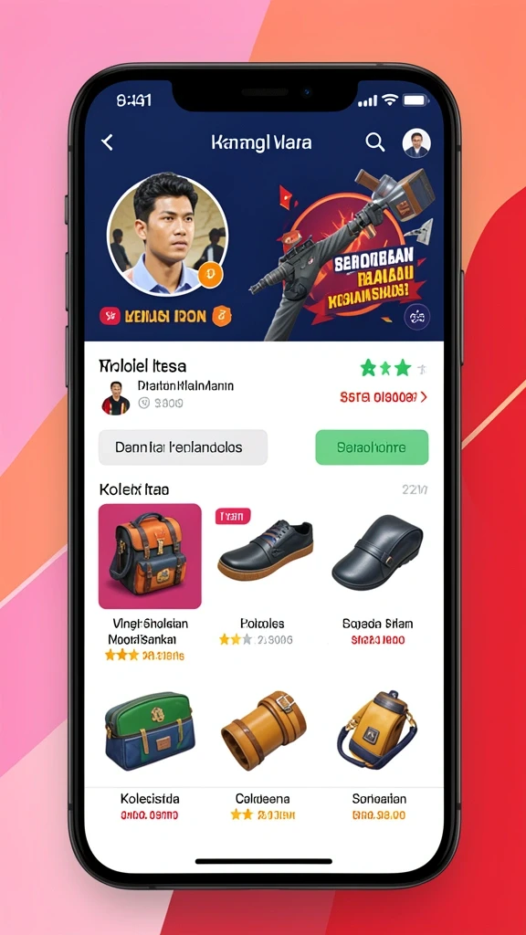 Karakter-karekter unik dengan desain menarik.