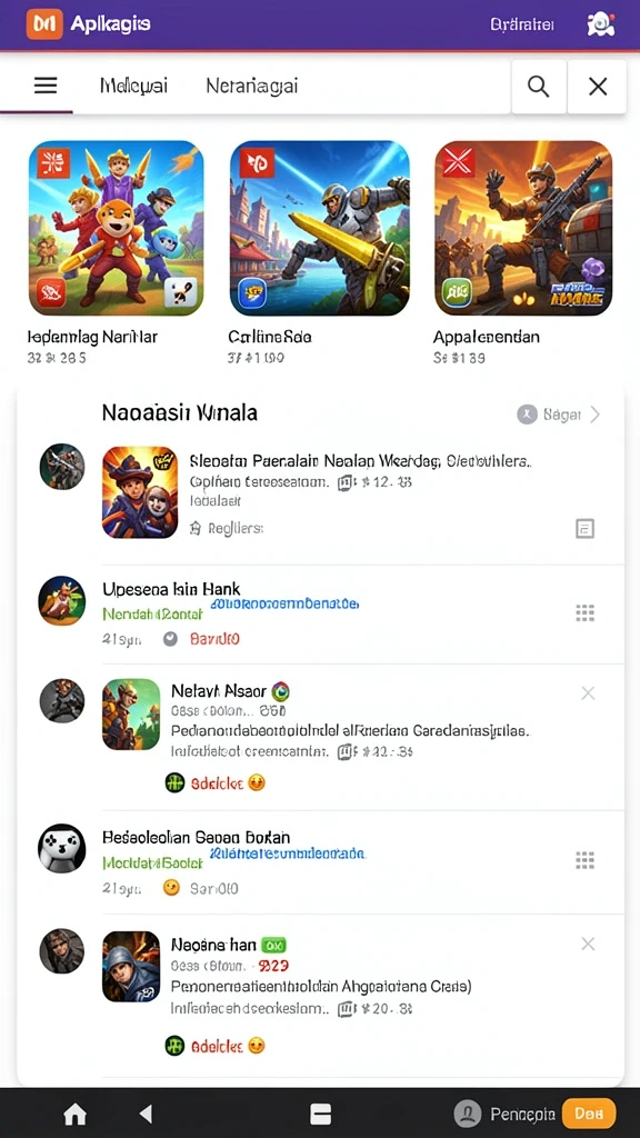 Tampilan antarmuka yang menarik dan user-friendly.