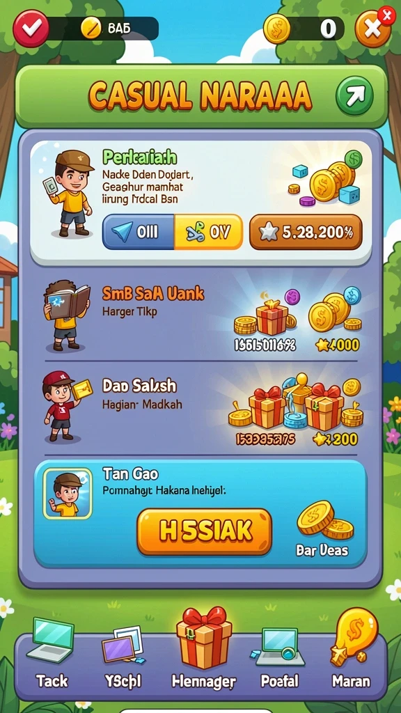 Beragam permainan judi yang mengasyikkan.