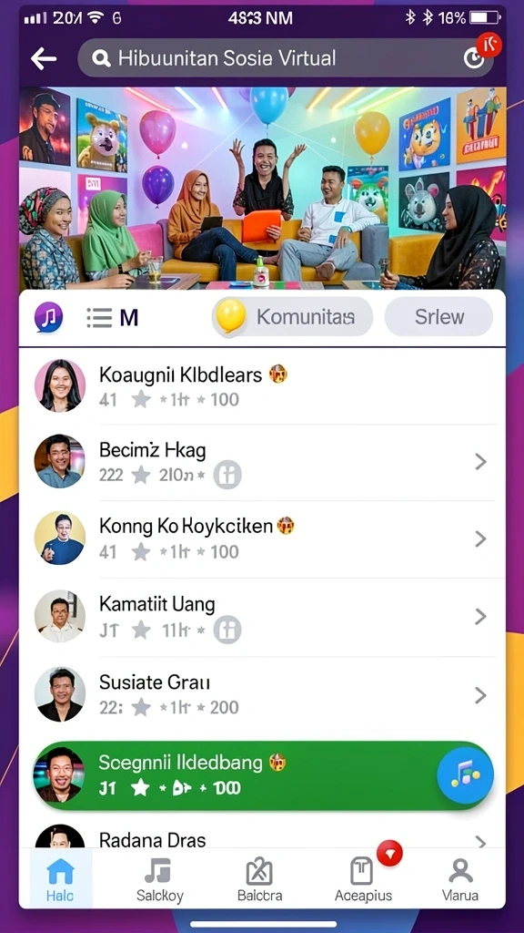 Tampilan antarmuka utama HIT9 yang menarik.