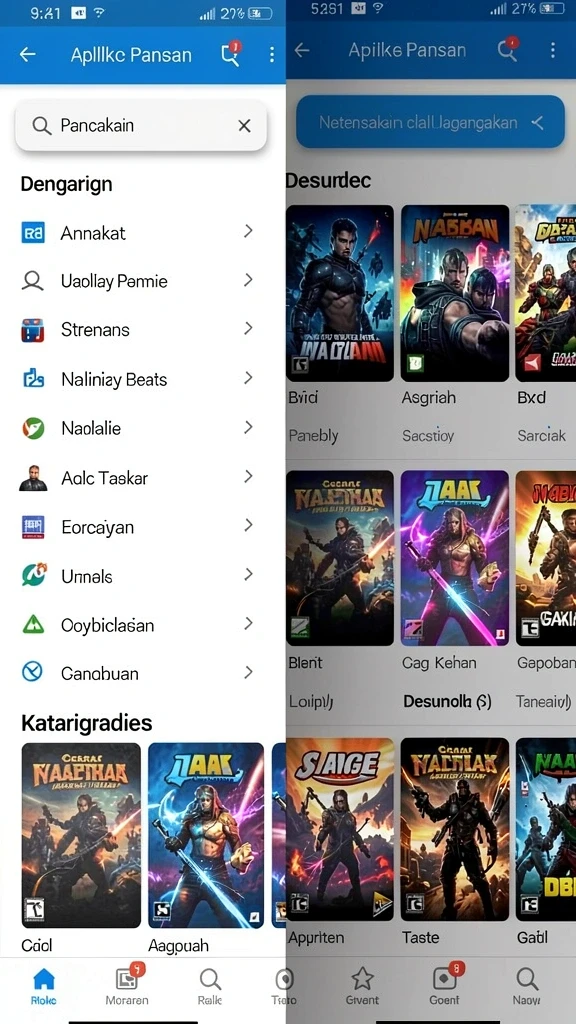 Karakter-karakter unik yang membuat permainan lebih beragam.