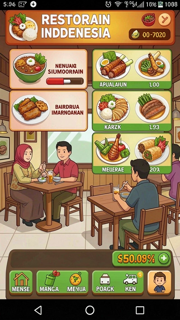 Fitur pembaruan yang terus membuat permainan lebih menarik.
