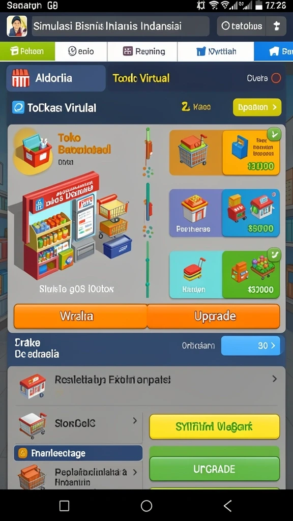 Tampilan antarmuka yang menarik dan user-friendly.