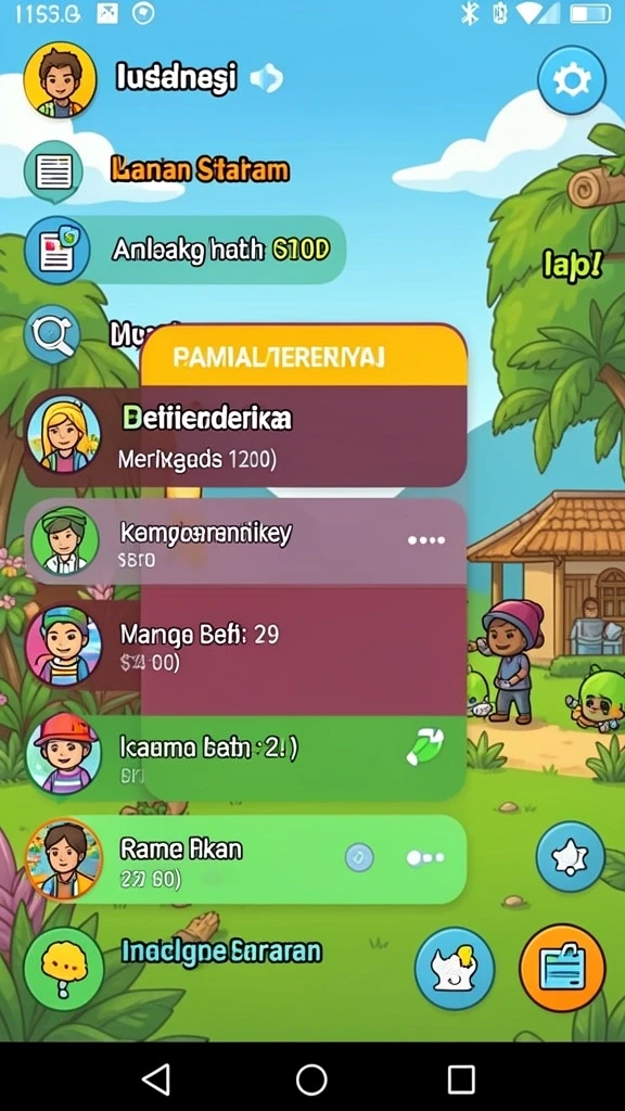 Tampilan utama yang menarik dan mudah dinavigasi.
