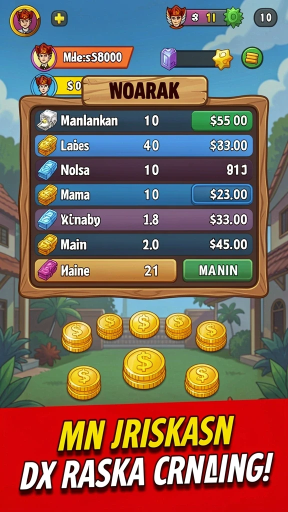 Screenshot menunjukkan tampilan menu utama JKT88.