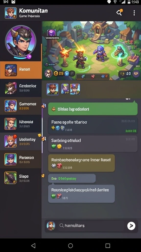 Pemain dapat bersosialisasi melalui fitur multiplayer.