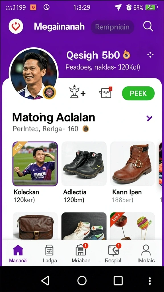 Tampilan antarmuka yang menarik dan intuitif.