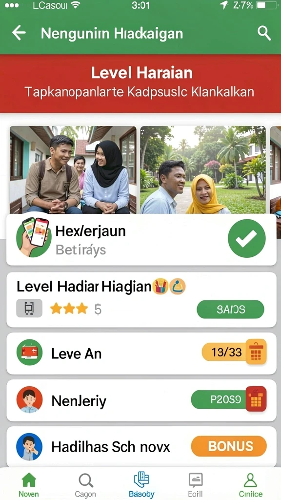Tampilan level pertama dengan desain cerah dan menarik.