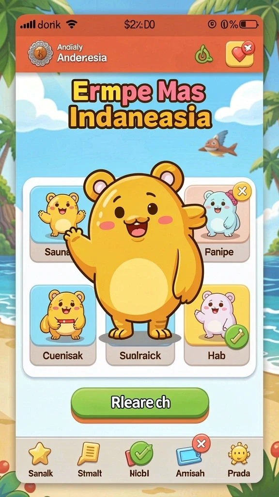 Beragam pilihan permainan dengan grafik memukau.
