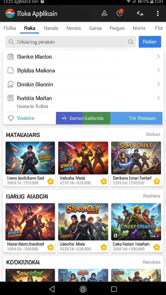 Tampilan awal yang menarik dan intuitif.