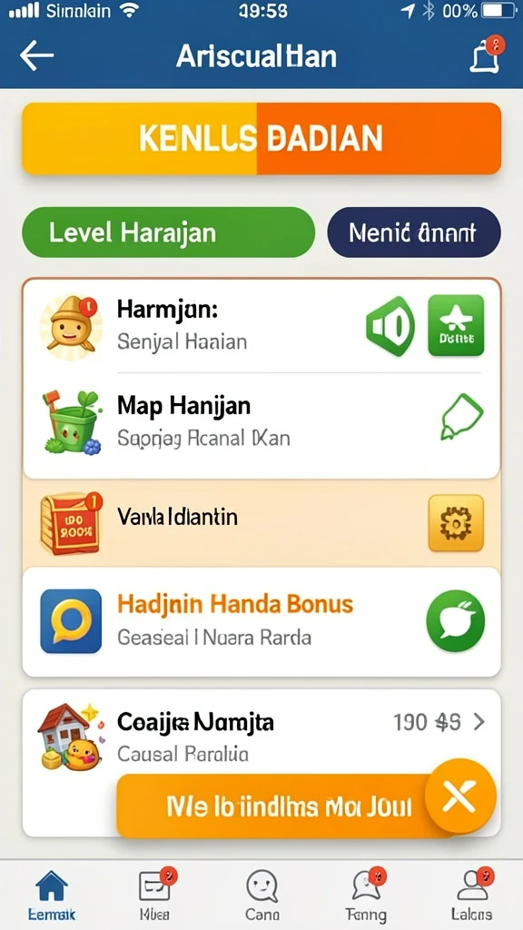 Mode permainan yang seru dan menantang.