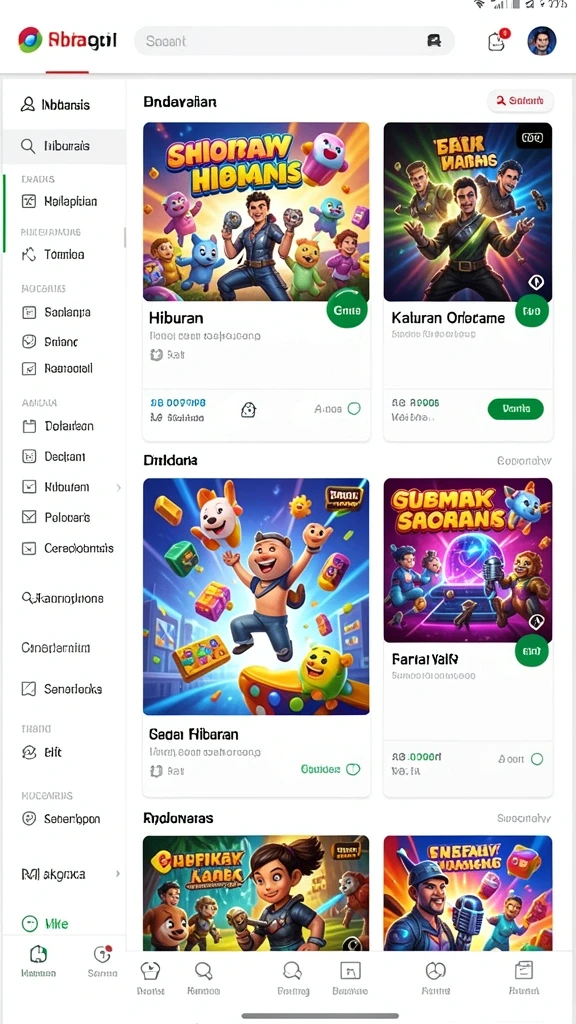 Tampilan antarmuka yang menarik dan user-friendly.