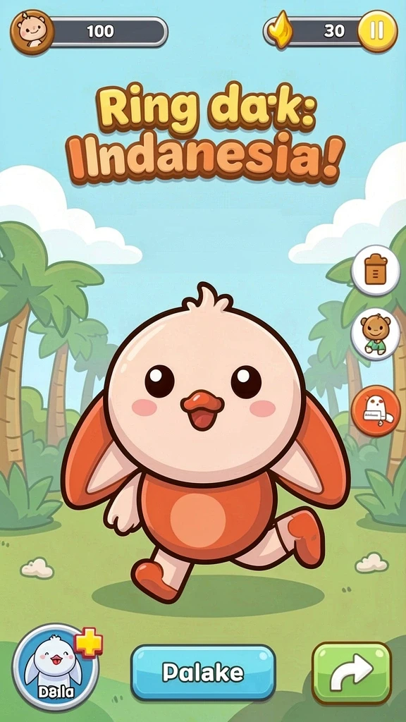 Tangkapan layar menampilkan mesin slot dengan tema petualangan.
