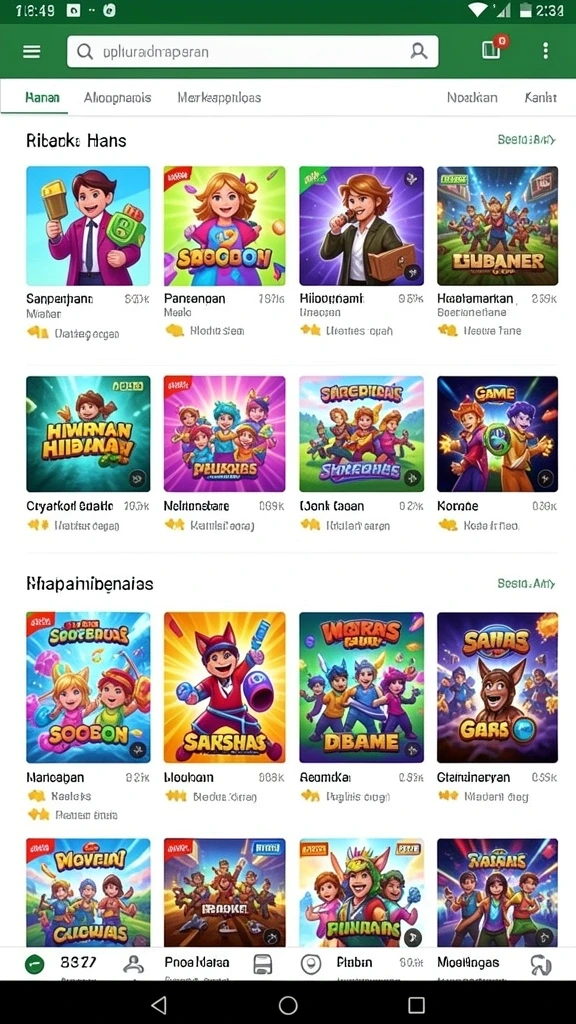 Grafis menawan dari dunia hutan dalam game PGG68.