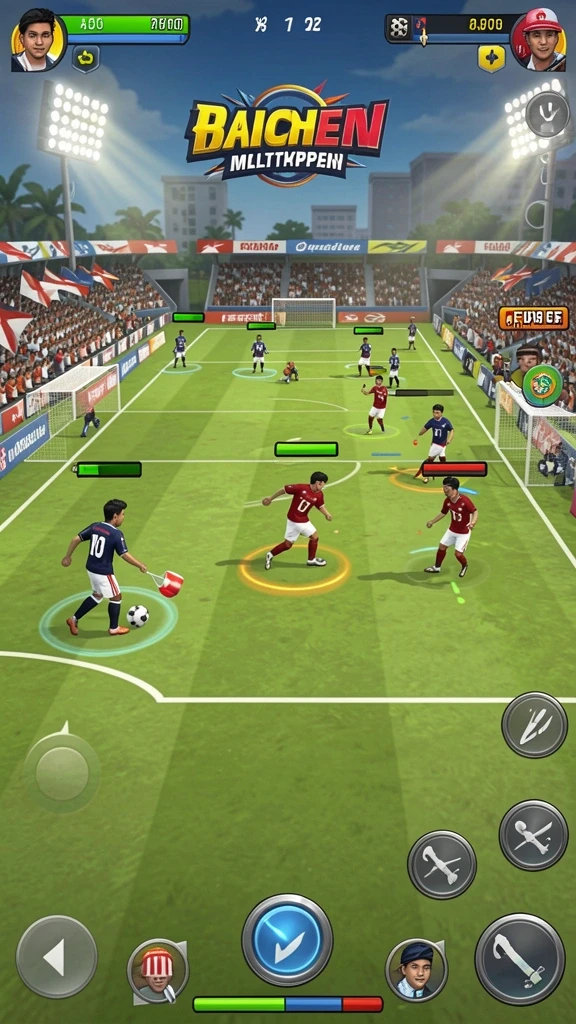 Tangkapan layar menunjukkan mode multiplayer yang seru.