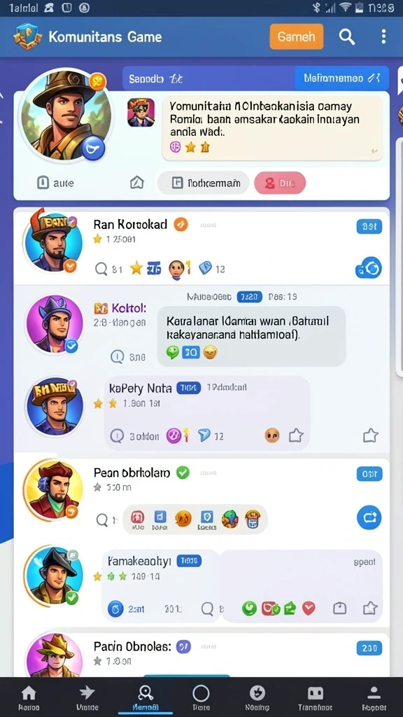 Fitur sosial untuk berinteraksi dengan pemain lain.
