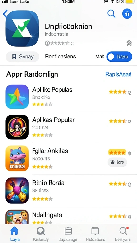 Beragam pilihan permainan untuk semua selera.