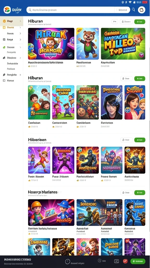 Mode multiplayer yang memungkinkan bermain bersama teman.