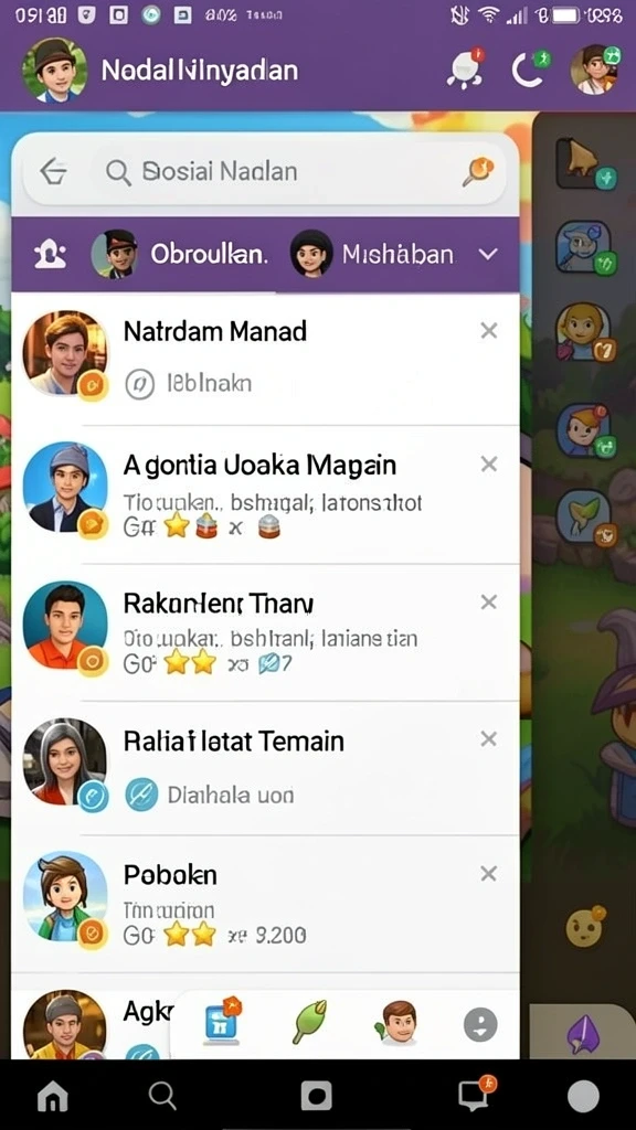 Tampilan antarmuka yang menarik dan modern.