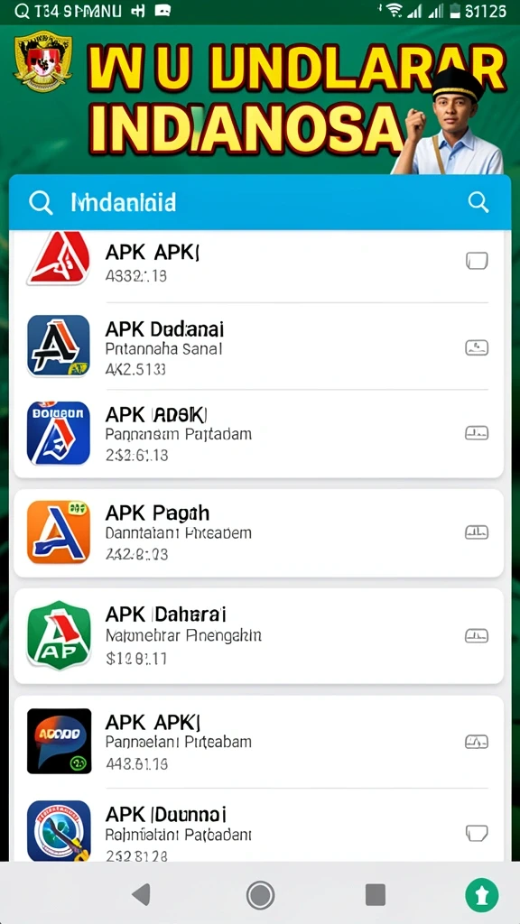 Tampilan awal yang menarik dan intuitif.
