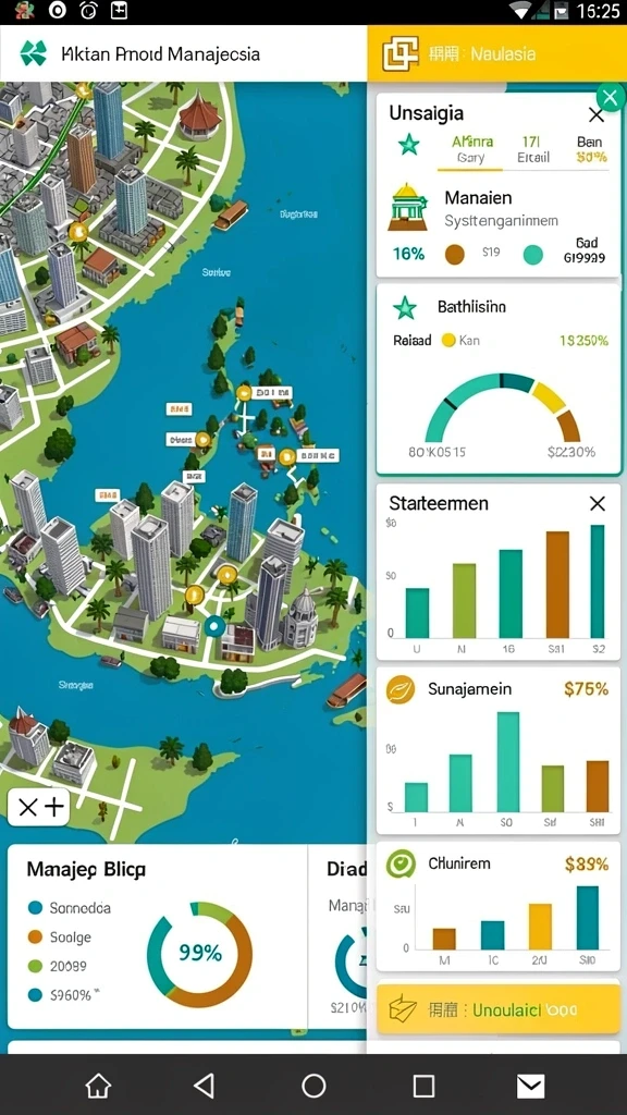 Grafik permainan yang memukau dan berwarna-warni.