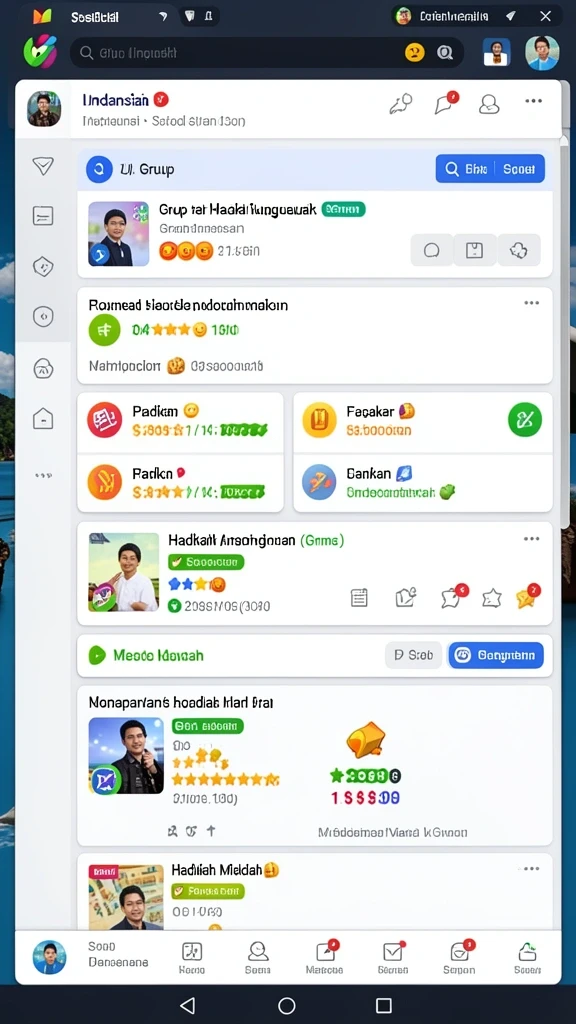 Tampilan utama SURGA11 yang menarik.
