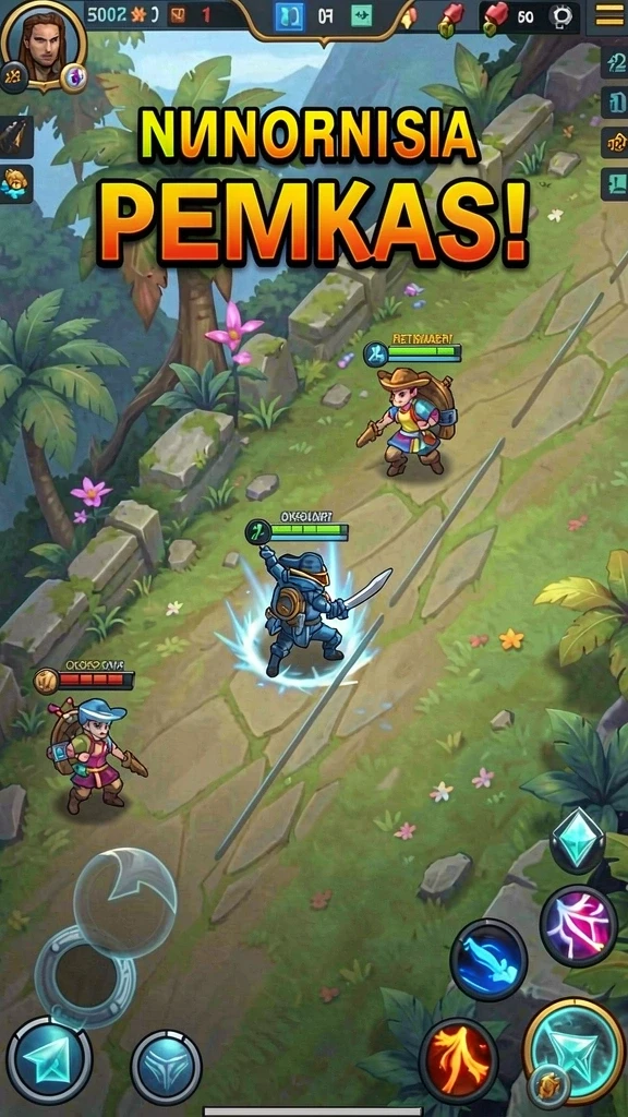 Salah satu level menantang di SURGAPLAY.