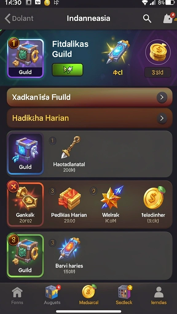 Screenshot menampilkan karakter utama dalam aksi.