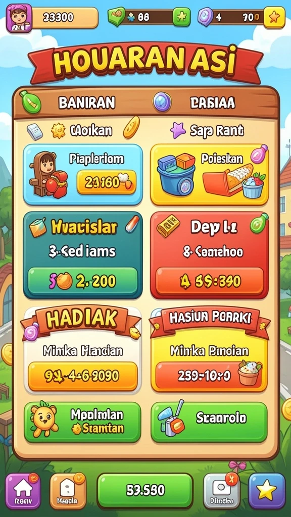 Tampilan antarmuka yang user-friendly dan menarik.