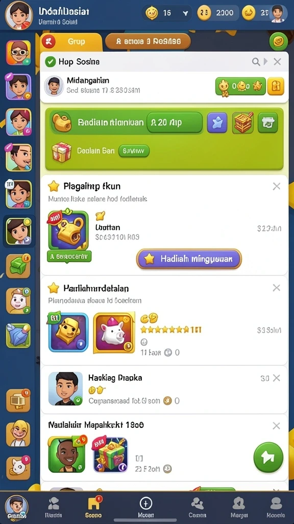 Fitur avatar baru untuk meningkatkan pengalaman bermain.
