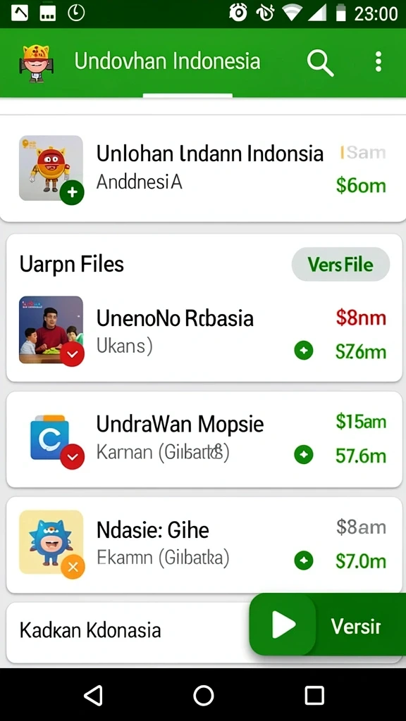 Tampilan antarmuka yang user-friendly.