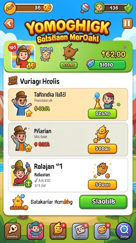 Tampilan antarmuka yang modern dan menarik.